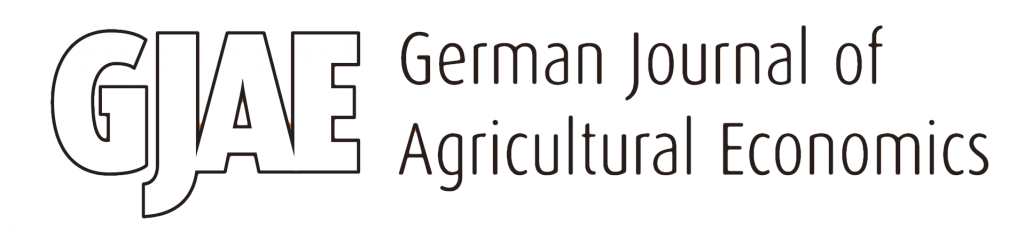 GJAE German Journal of Agricultural Economics logo white