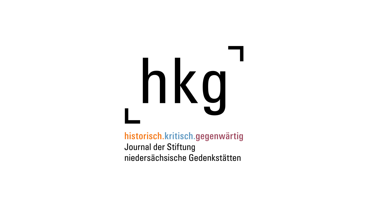 Bild mit Text "Historisch. Kritisch. Gegenwärtig – Das Journal der Stiftung niedersächsische Gedenkstätten"