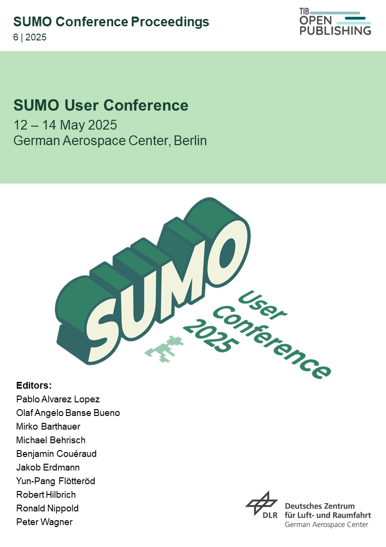 Proceedings Cover SUMO User Conference 2025