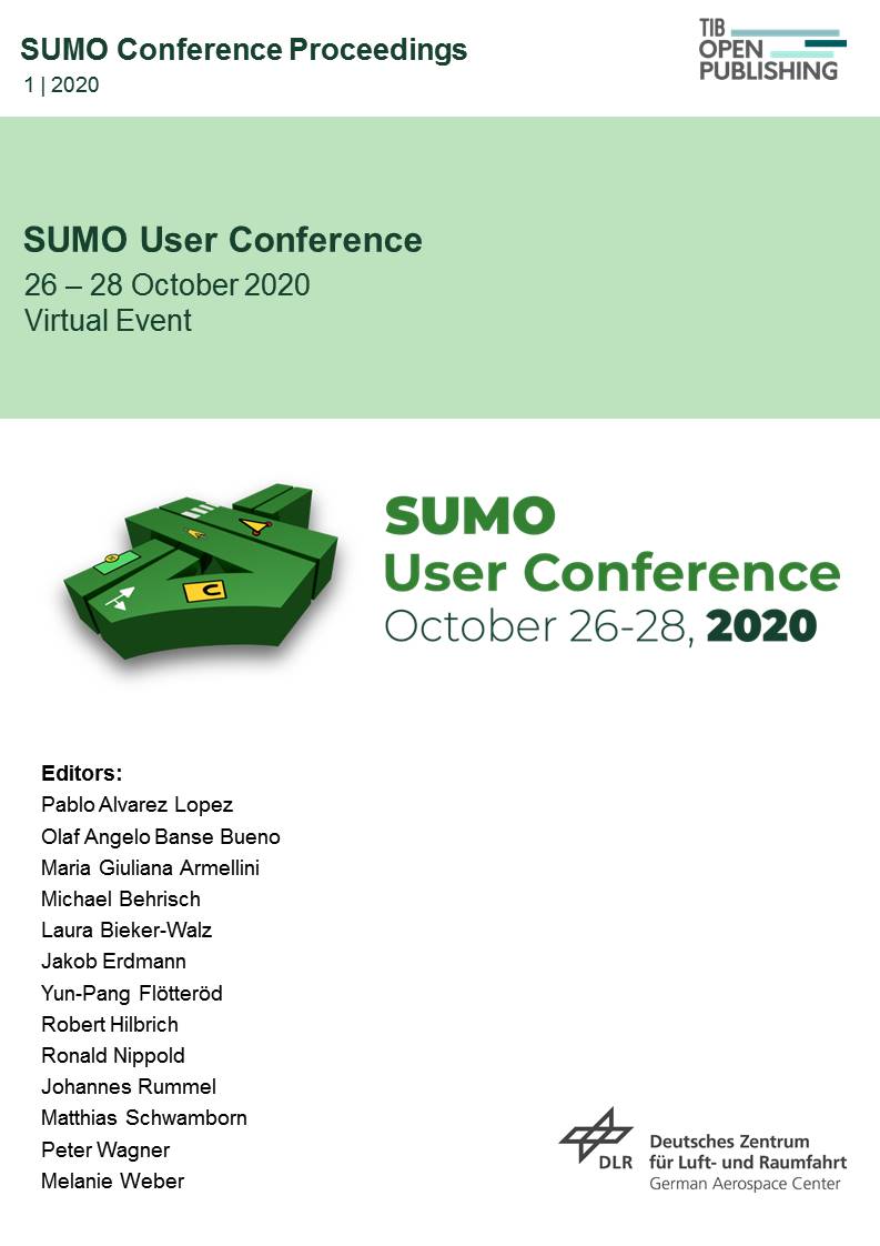 View Vol. 1 (2020): SUMO User Conference 2020