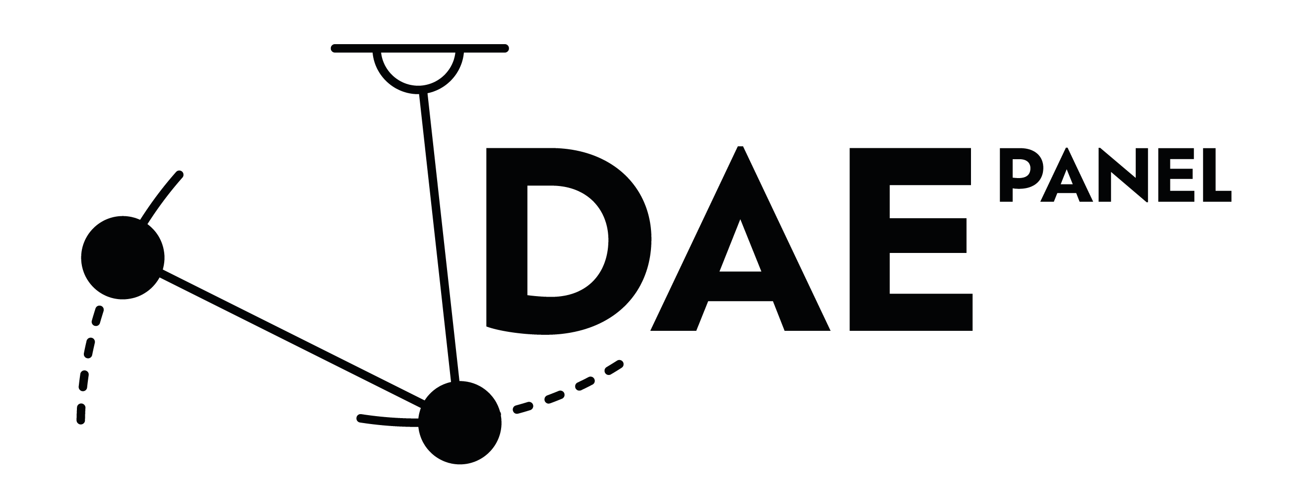 DAE Panel logo in black